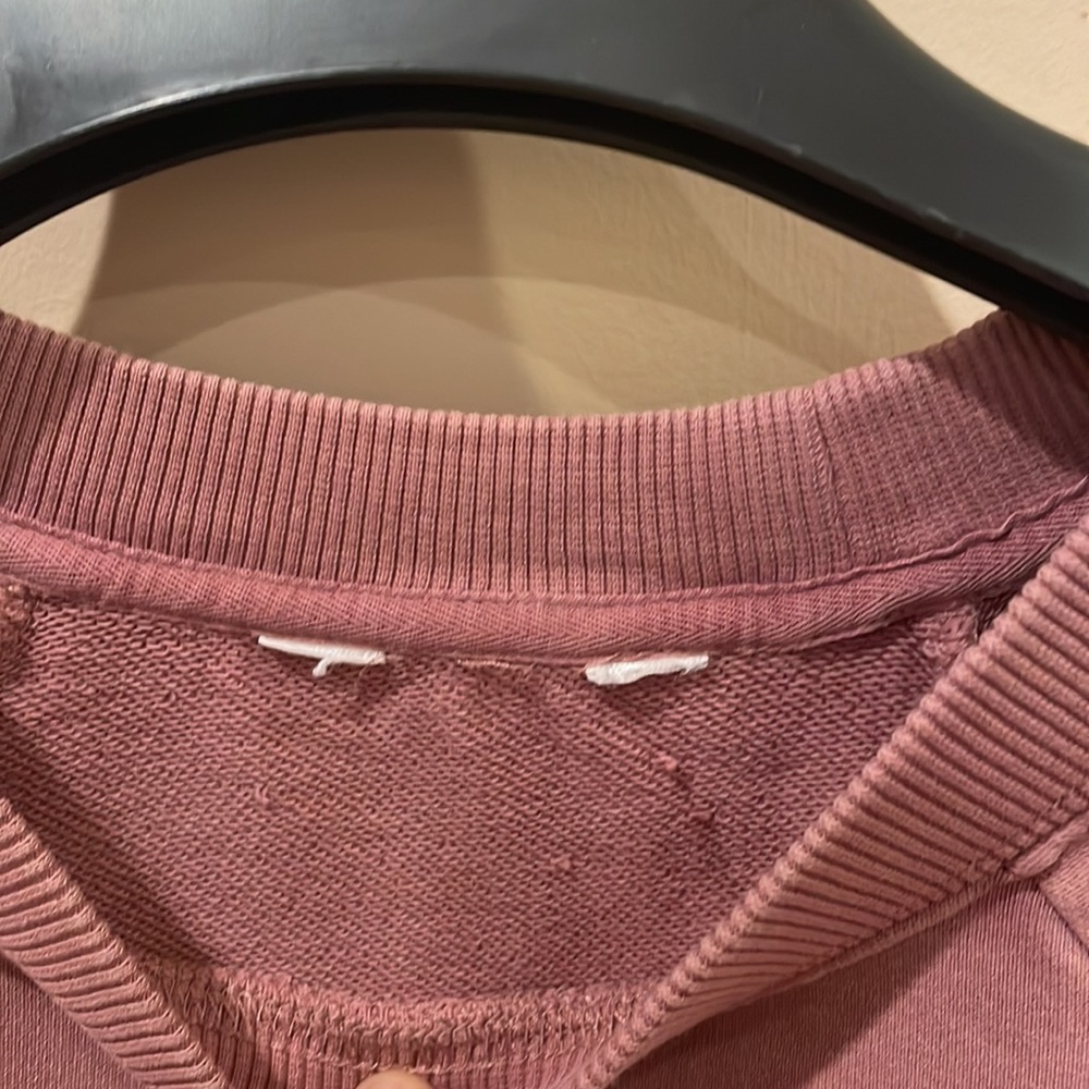 NWOT Joy Lab Cropped Pink Sweatshirt XS - Picture 3 of 3